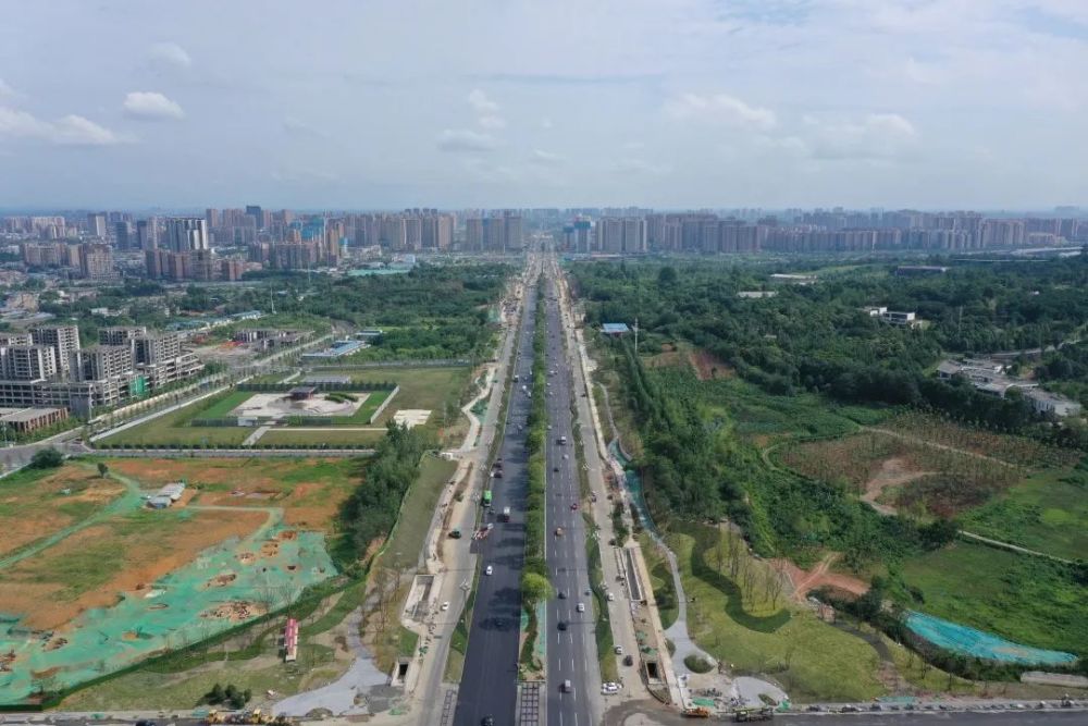 天府大道北延线大丰段通车了对总算没那么堵了
