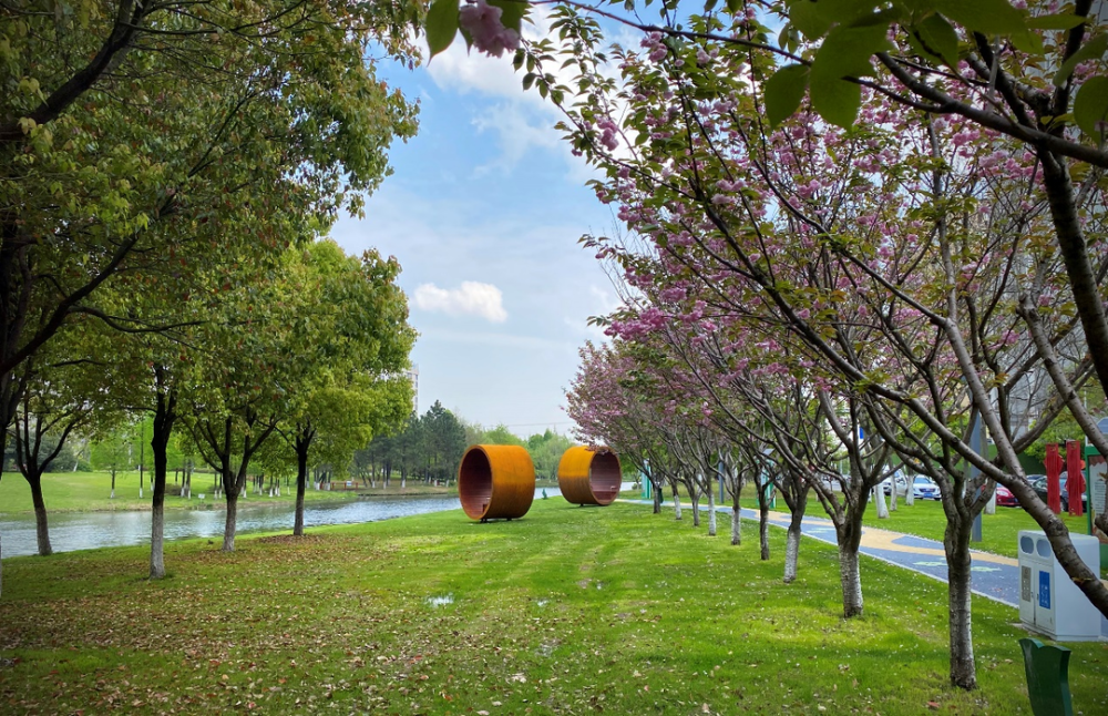 中华桥游园,全新换装