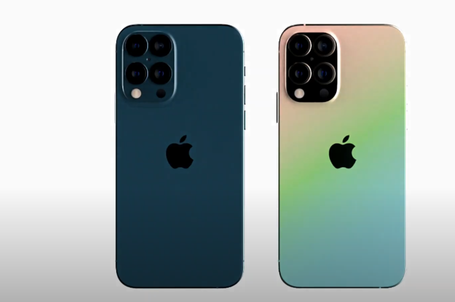 iphone 13 pro max全新概念机曝光:后置四摄 a15芯片 渐变机身_腾讯