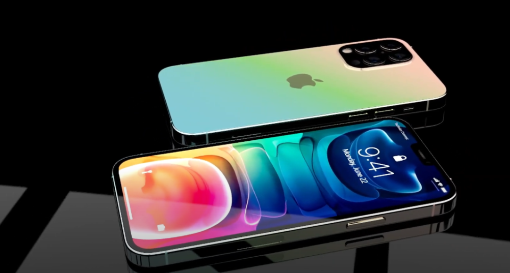 iphone13promax全新概念机曝光后置四摄a15芯片渐变机身