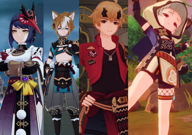 原神:2.0公布9位up新角色,五星只有5个?九条和五郎都是四星