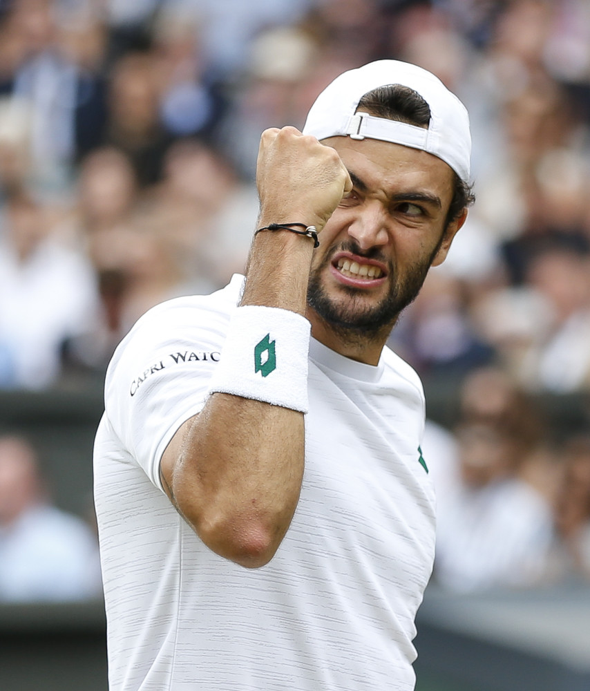 网球——温网:贝雷蒂尼晋级男单决赛