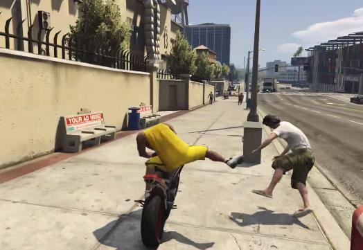 玩了五年都不一定知道的gta5内置的隐性玩法暴力摩托