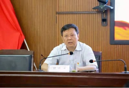 郑东新区党工委副书记周定友到商都路办事处讲党史课