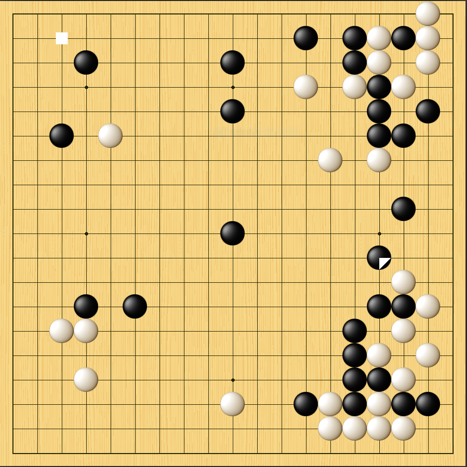 11月23日,符合预期居然和绝艺指导a下了一局让2子棋,并战而胜之.
