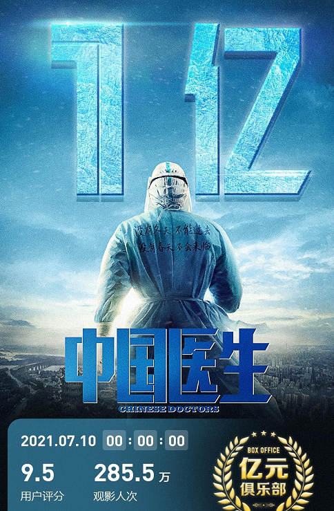 上映首日票房破亿中国医生的故事讲得如何
