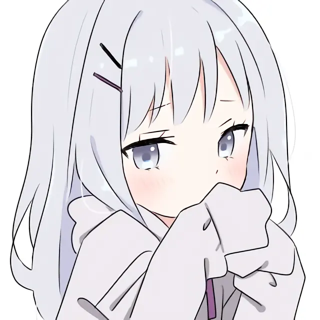 动漫女头白毛yyds