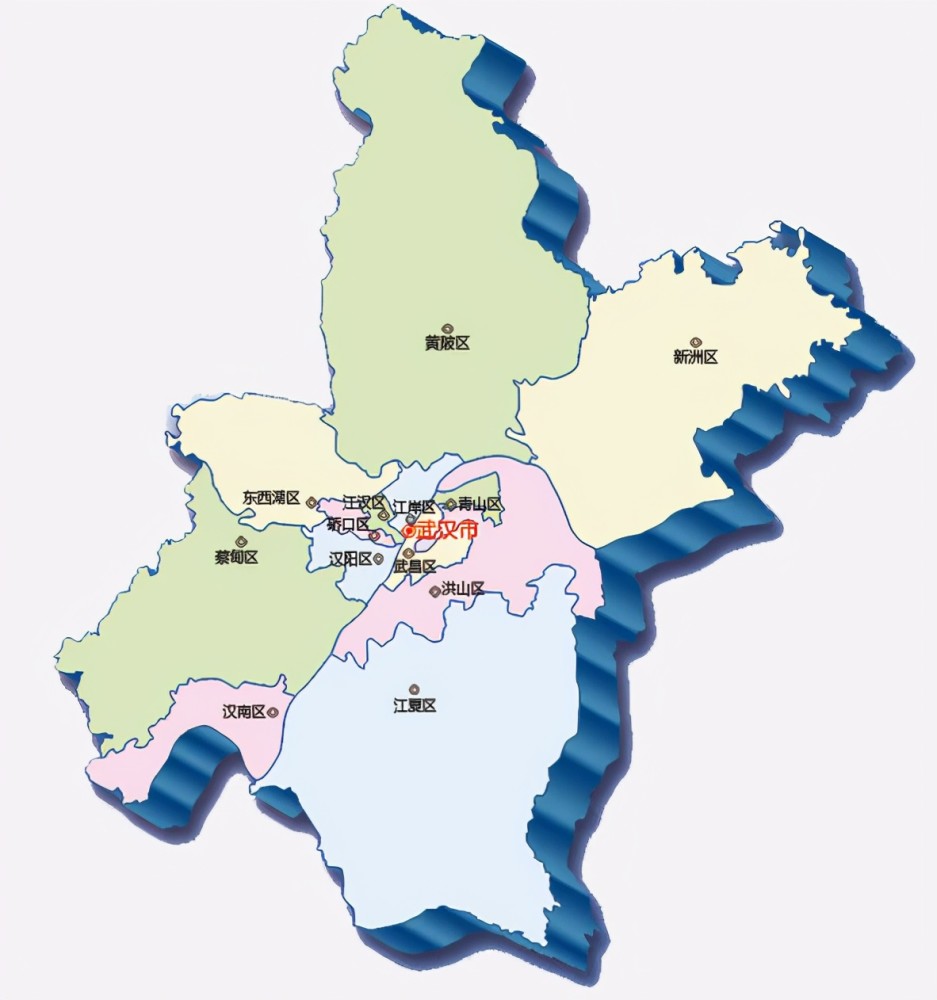 湖北省的區劃調整12個地級市之一武漢市為何沒有1個縣