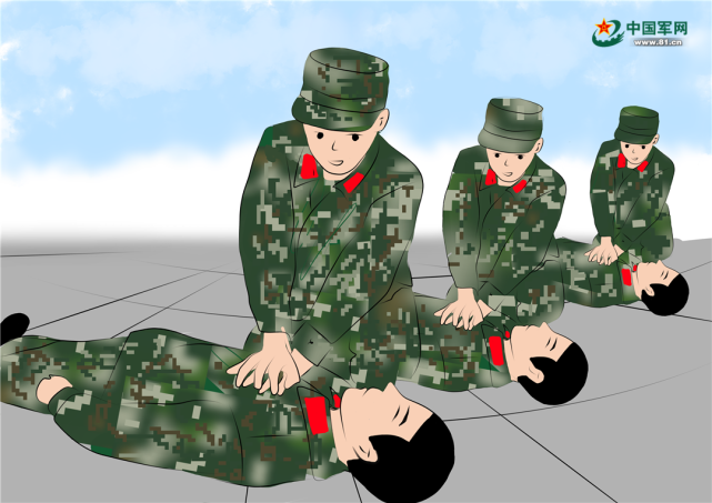 武警训练图片卡通图片图片