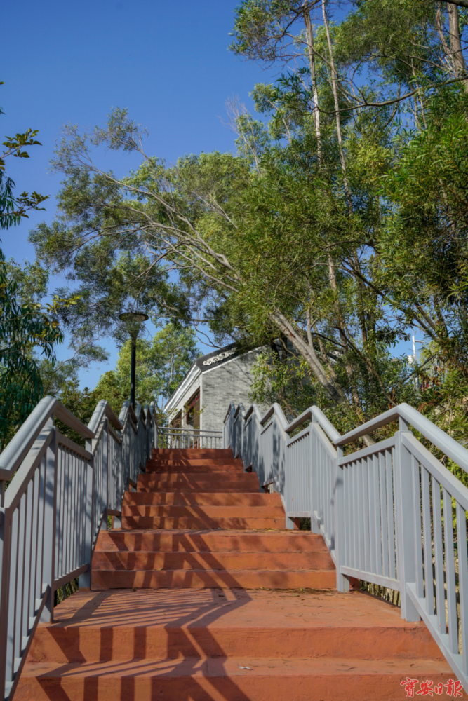 宝安尖岗山红色高空栈道,宝安人打卡新宠!