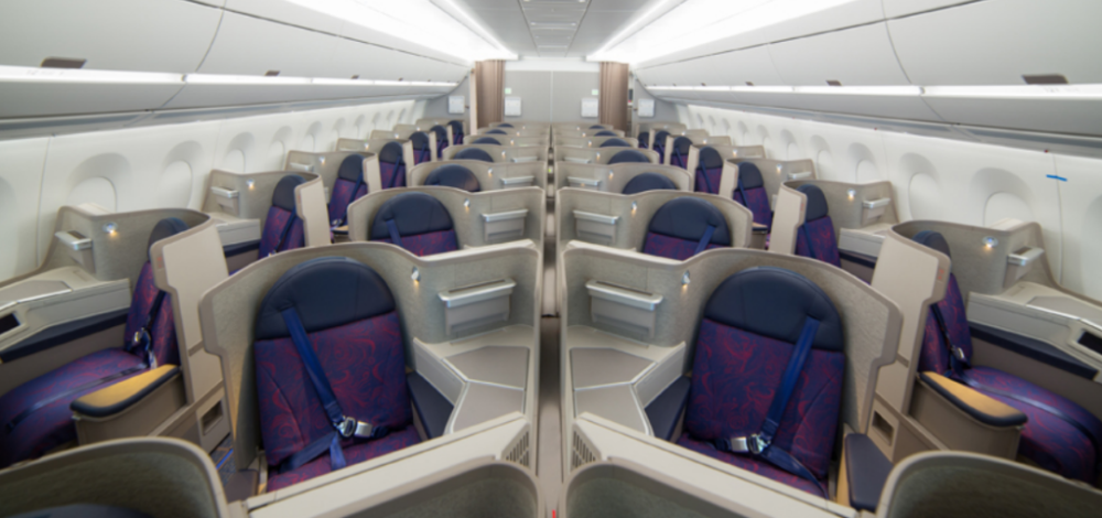 国航空客a350宽体客机正式投运贵州市场