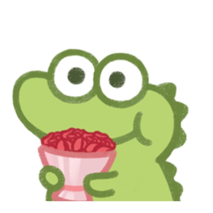 谁又能拒绝一只可爱的小鳄鱼呢表情包