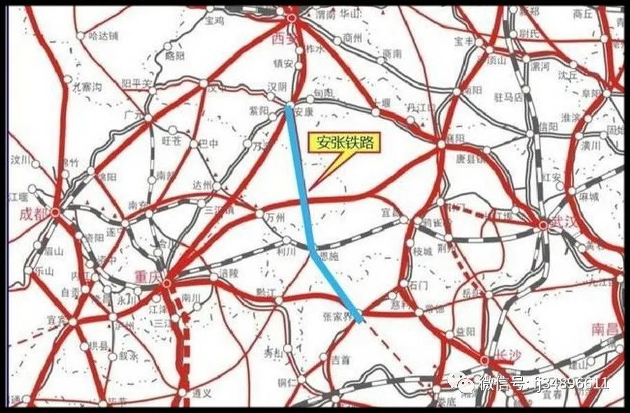 重磅直达张家界的这条铁路准备升级为高铁跨越陕渝鄂湘