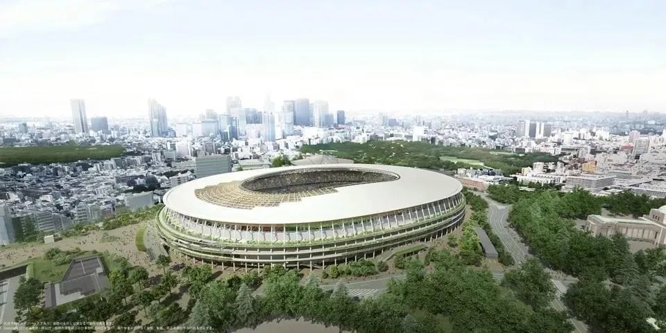 东京奥运开幕,一睹隈研吾设计的奥运会主场馆新国立竞技场_腾讯新闻