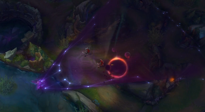 繁星闪烁的银河伴随着空灵悠久的旋律简直是视觉上的享受源计划皮肤则