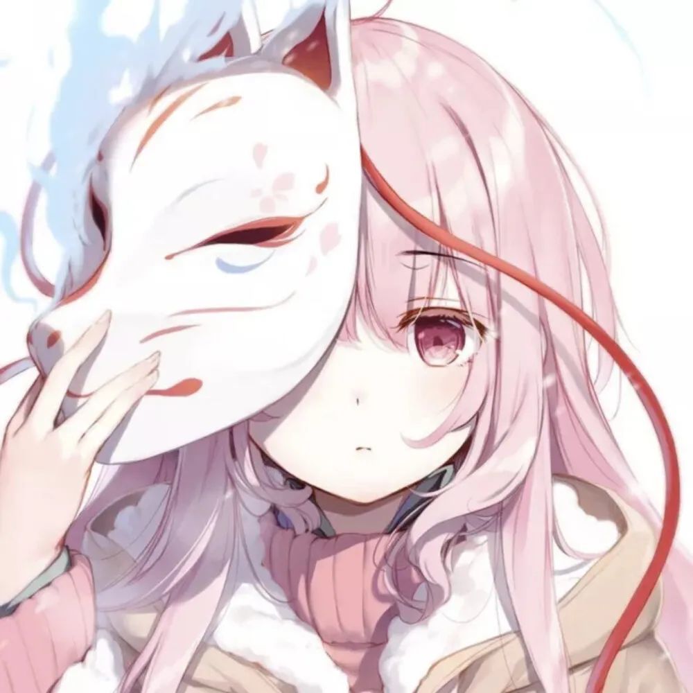 动漫女头|二次元粉发头像 粉毛 动漫女生头像_腾讯新闻