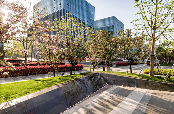 如何定位"过程功能空间"?商业办公景观设计的关键点这样塑造