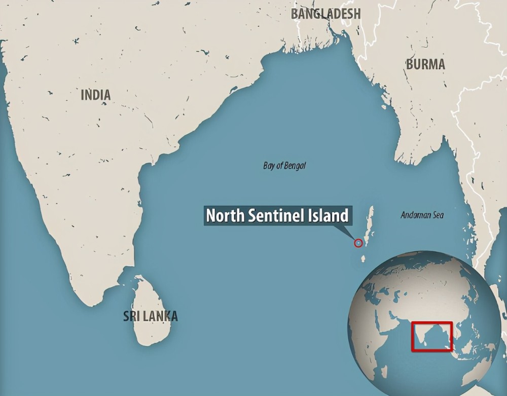 北哨兵岛地图图片