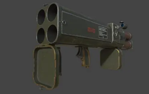 和平精英:挑战重磅武器吃鸡,四联火箭筒 me导