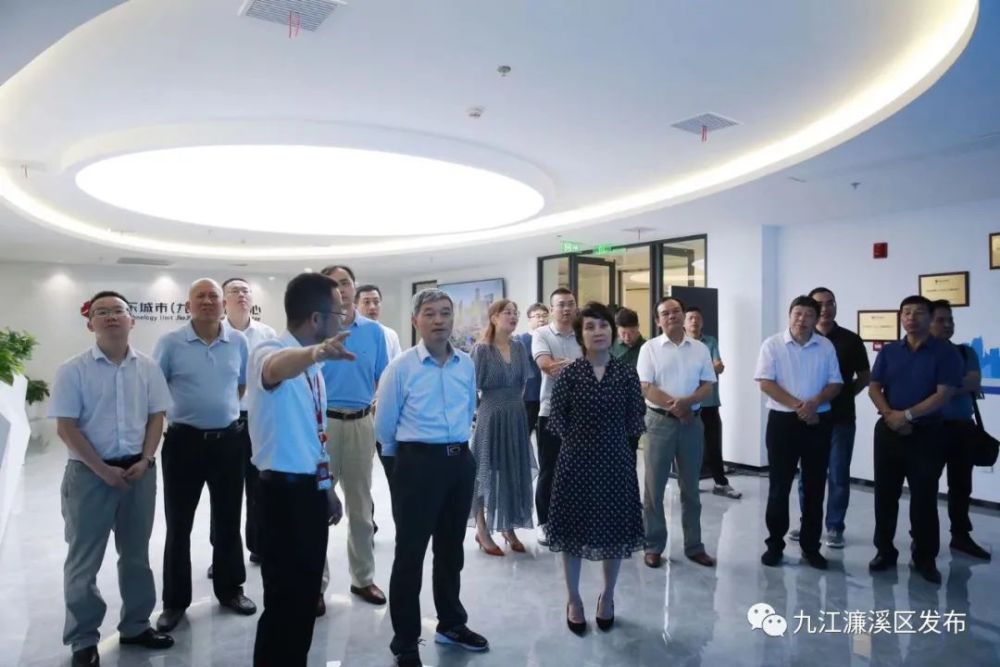 市人大代表到濂溪区,鄱阳湖生态科技城视察重点项目建设