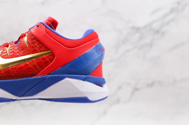 耐克nikezoomkobevii科比7代红蓝鸳鸯篮球鞋