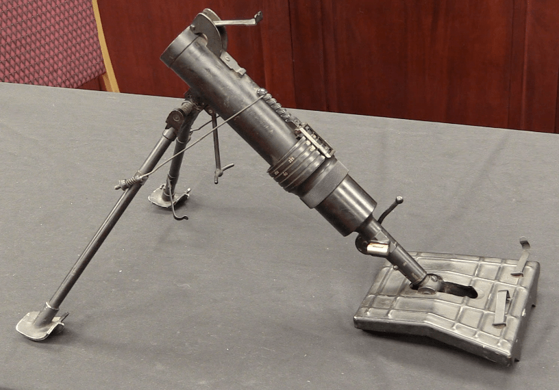 把简单的东西整复杂是德国人的天赋二战德军grw36轻型迫击炮