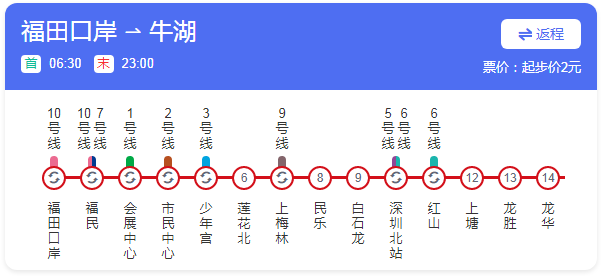 7月17日起深圳地铁4号线部分站点提早运营!