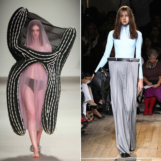 原谅我没有欣赏艺术的细胞这些奇葩的时装走秀有点辣眼啊