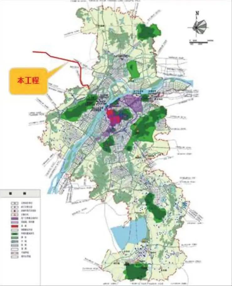 線路西起安徽省滁州市滁州高鐵站,途經滁州市市區,蘇滁產業園,來安縣