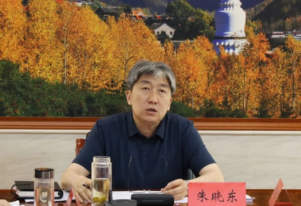 朱晓东讲话. 范涛摄