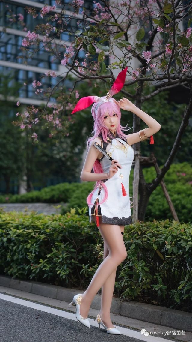 cos:崩坏学园旗袍八重樱cos正片@南宫