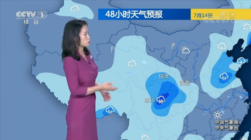 中央气象台7月13日天气预报强降雨转移东北暴雨不断