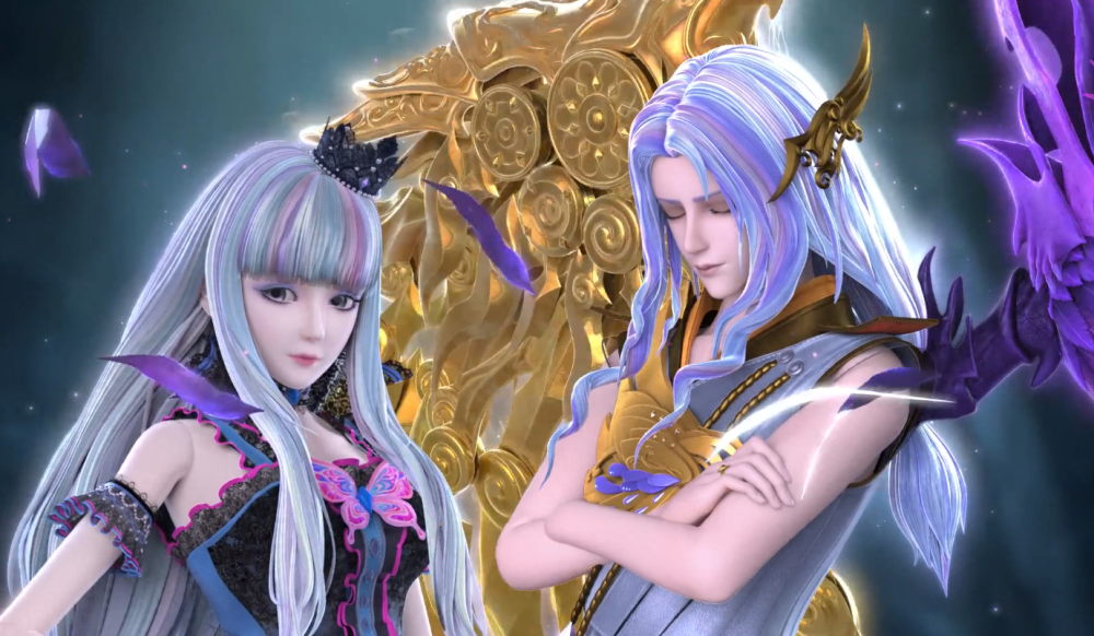 注意看白光莹和高泰明在一起时的形态,这是白光莹的学生装,很明显她没