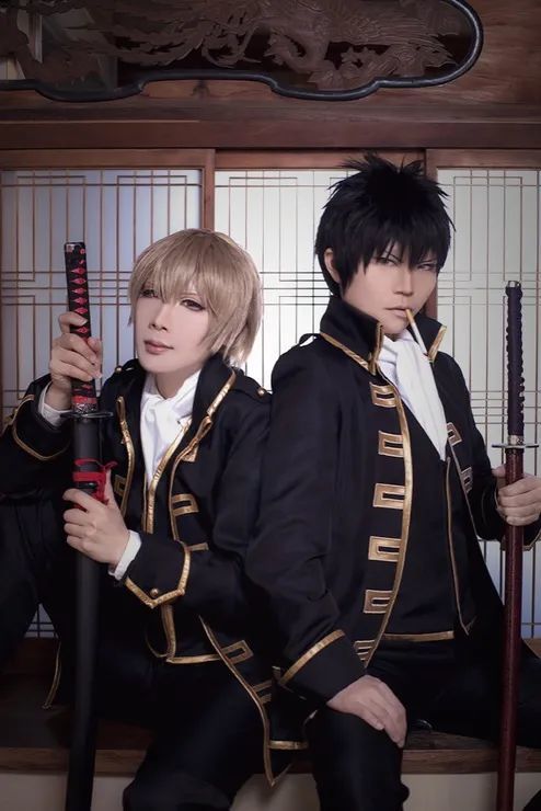 cosplay!银魂-土方十四郎@むつら日本小哥哥帅气