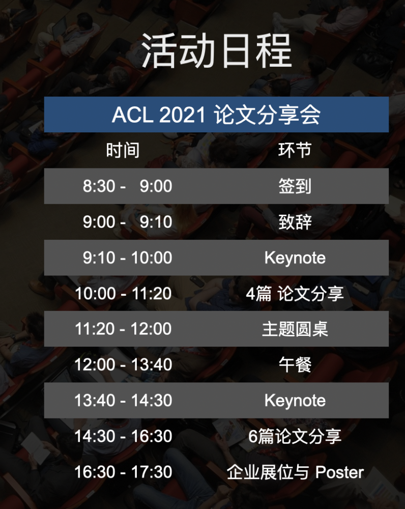 Acl 21论文分享会重磅嘉宾揭晓 李航 刘群keynote分享 大会主席宗成庆致辞 腾讯新闻