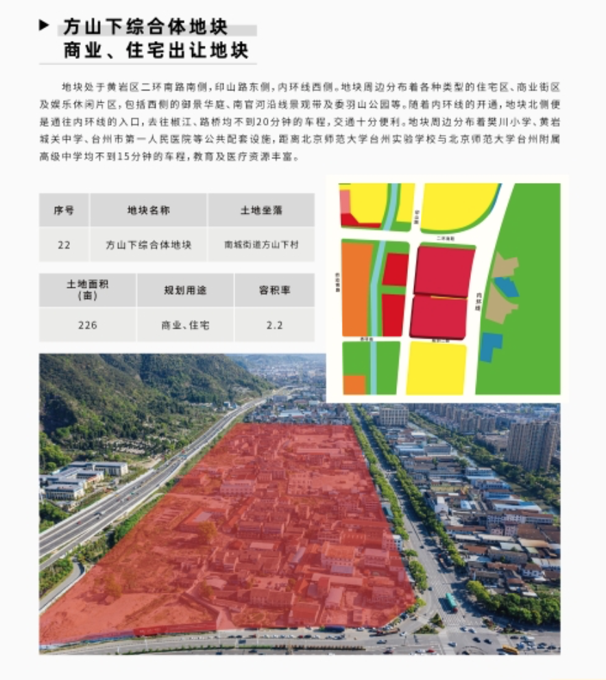 有房丨台州市区2021年拟出让土地盘点黄岩