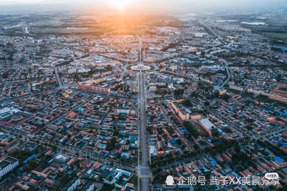 航拍中国最大八卦城_腾讯新闻