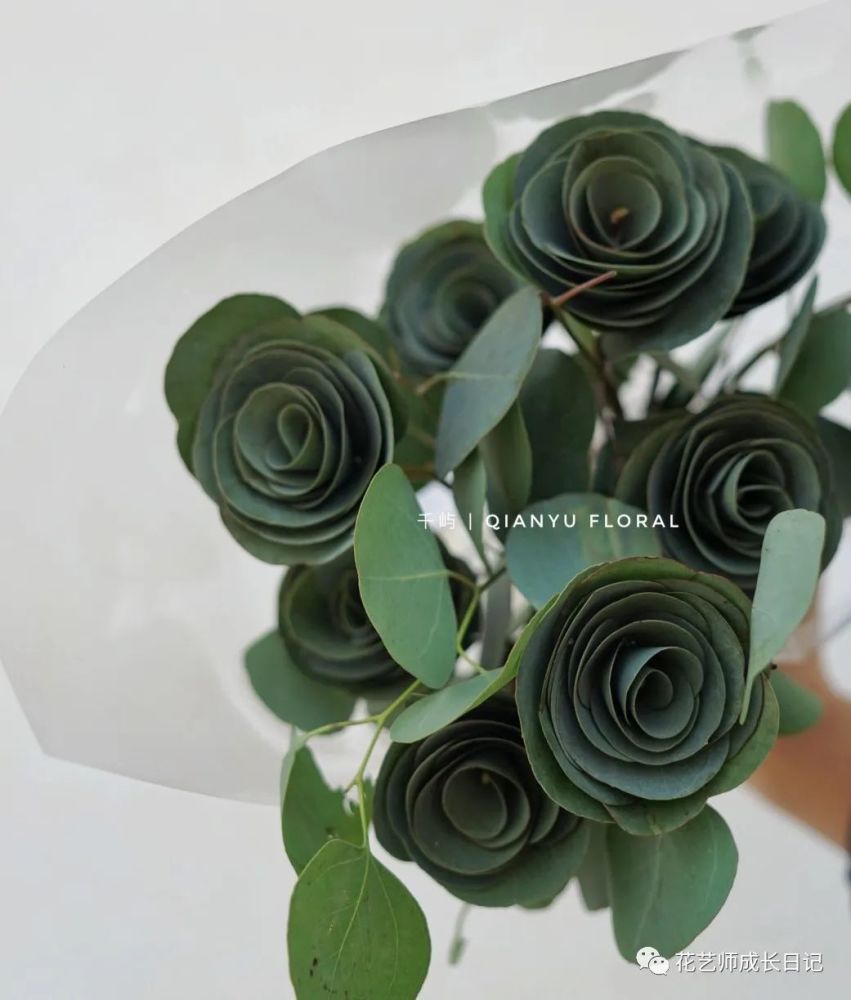 22|尤加利叶变身玫瑰花,干花的颜值天花板!