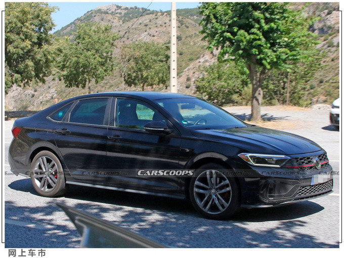 大众新款速腾运动版实车街拍外观造型更运动搭20t发动机