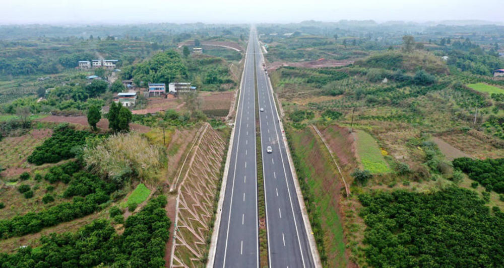 红星路南延线今年底通车四川仁寿高速路网密度超成都平均水平