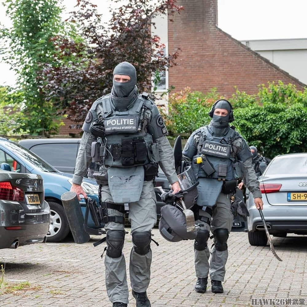 荷兰警方特殊干预大队紧急出动装备异常精良嫌疑人受伤被捕
