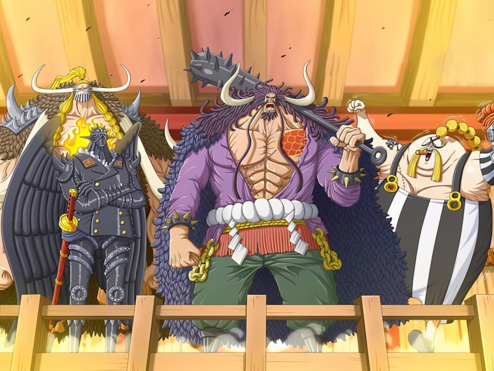 但是作为凯多手中的王牌,他们出场并没有给人王牌的感觉,更像是一群来