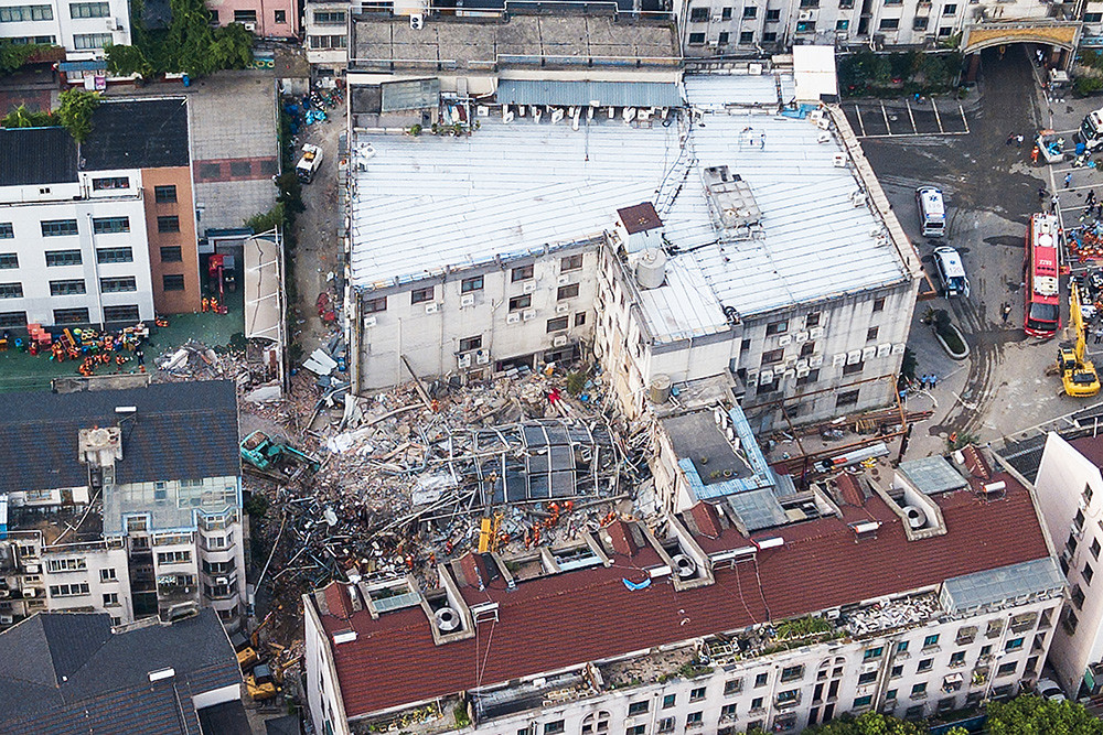 图集苏州酒店坍塌事故搜救工作结束17人遇难