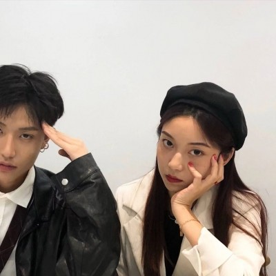 ins欢喜情侣头像