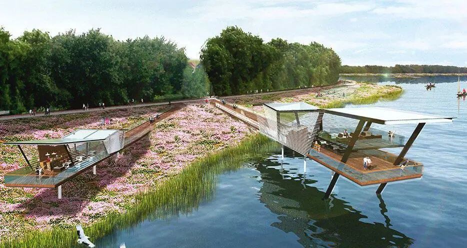 网红打卡点扬州首条环岛观光大道将添新景观