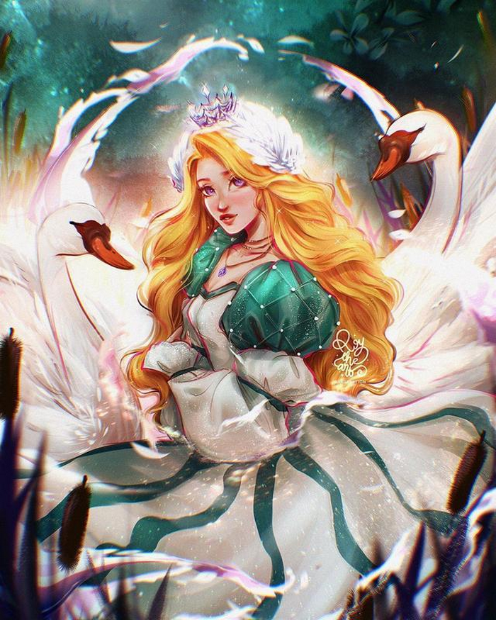 唯美画风的迪士尼公主其中有一些有点陌生你认出几个