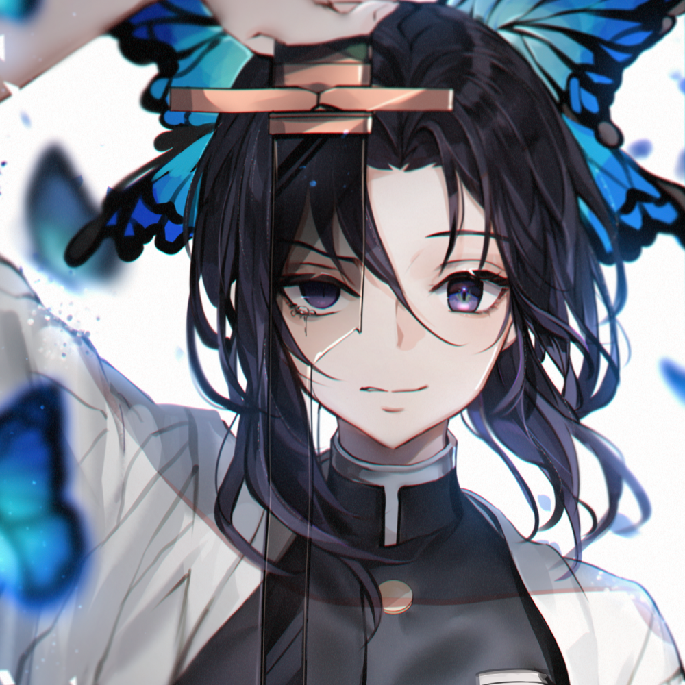 动漫女生头像·惊艳了时光之绚烂蝴蝶忍(二)