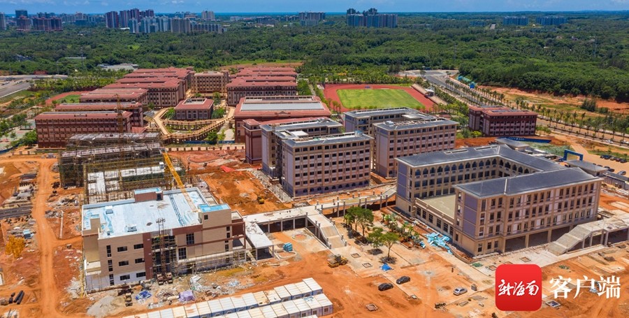 瞰海南|清华大学附属中学文昌学校高中部项目建设加速推进_腾讯新闻
