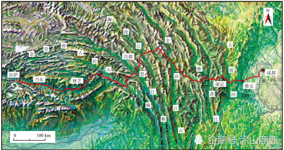 川藏铁路站点图图片