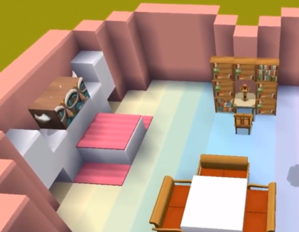 迷你世界:设计一套适合情侣的起居室,看起来很有浪漫氛围